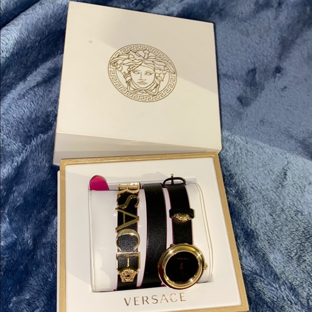 Full arm wrap versace watch